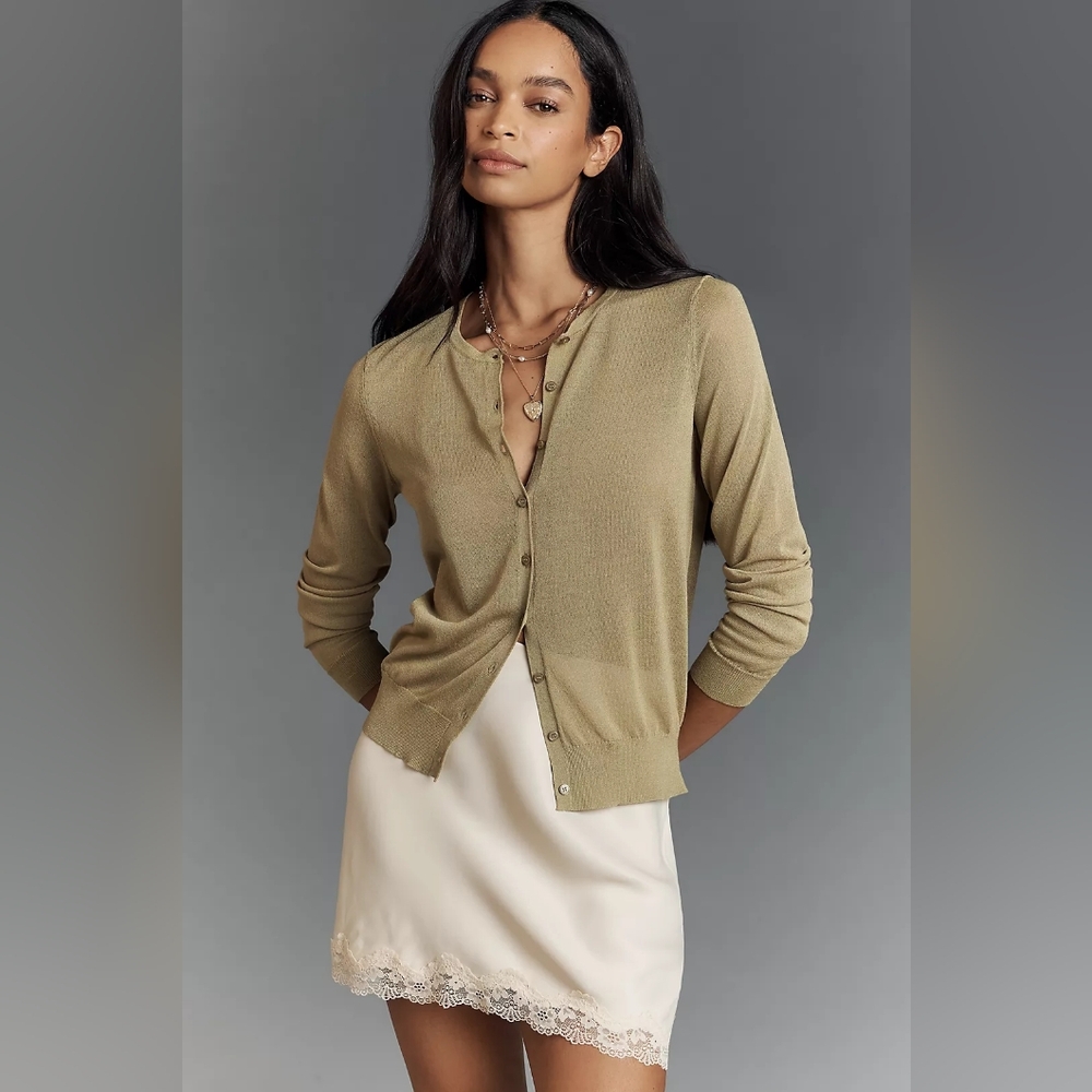 Anthropologie Tilda Mini Slip Skirt: Lace Edition